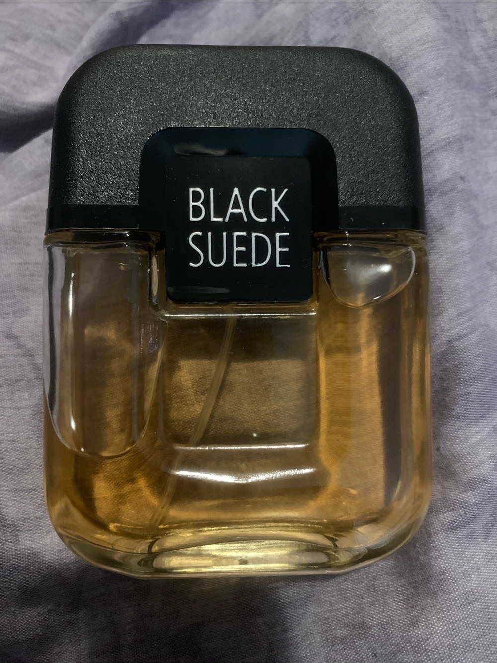 New Avon Black Suede Men's Cologne